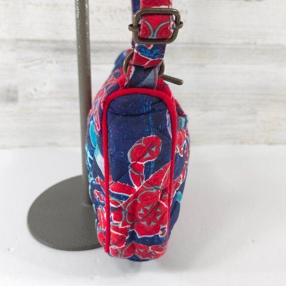 Paul Brent Crossbody Quilted Coastal Anchor Nautical Beachy Crossbody Purse Bag - Picture 5 of 16